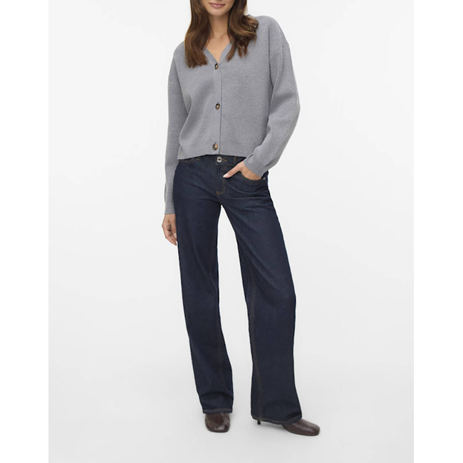 Product VERO MODA VMSABA FULL NEEDLE LS V-NECK CARDI NOOS base image