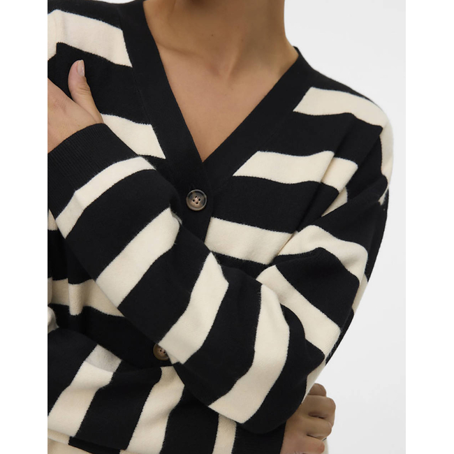 Product VERO MODA VMSABA FULL NEEDLE LS V-NECK CARDI NOOS base image
