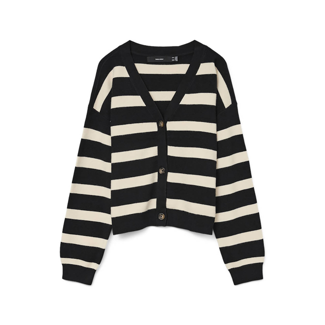 Product VERO MODA VMSABA FULL NEEDLE LS V-NECK CARDI NOOS base image