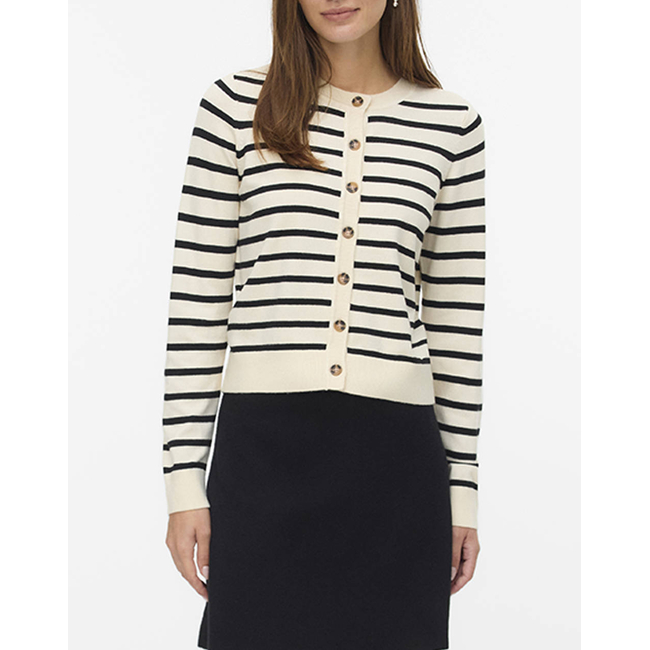 Product VERO MODA VMSABA PLAIN LS O-NECK CARDIGAN NOOS base image