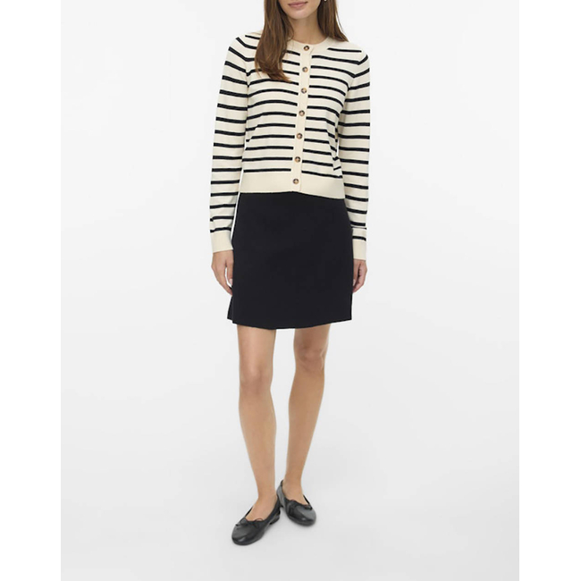 Product VERO MODA VMSABA PLAIN LS O-NECK CARDIGAN NOOS base image
