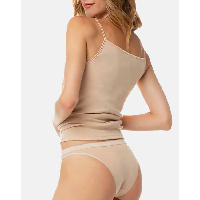 Product MINERVA WOMAN UNDERSHIRT BRIT.2PCS SATIN ΡIPING base image