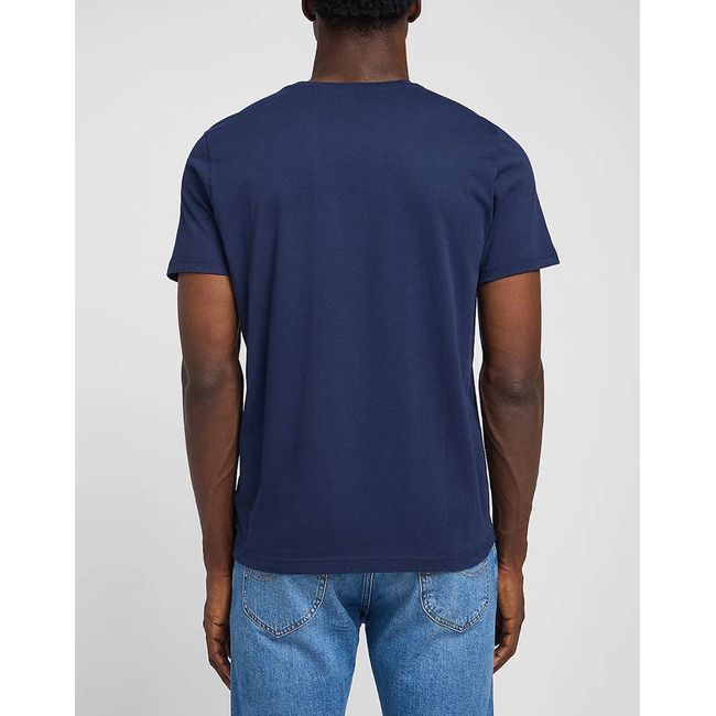 Product LEE SS PATCH LOGO TEE NAVY base image