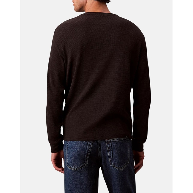 Product CALVIN KLEIN LS WAFFLE BADGE CREWNK TEE base image