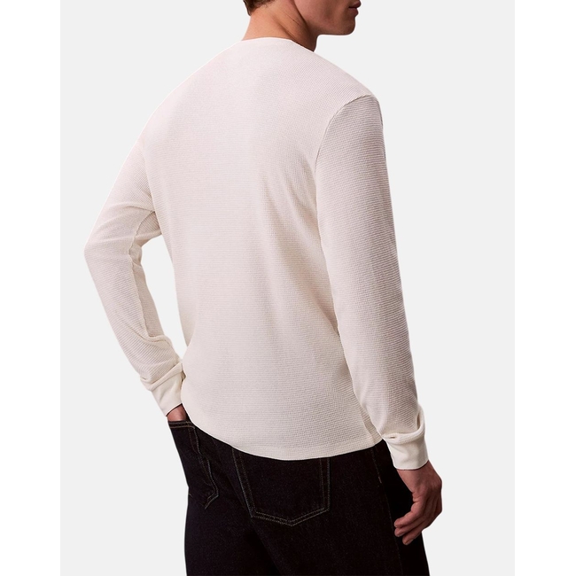 Product CALVIN KLEIN LS WAFFLE BADGE CREWNK TEE base image