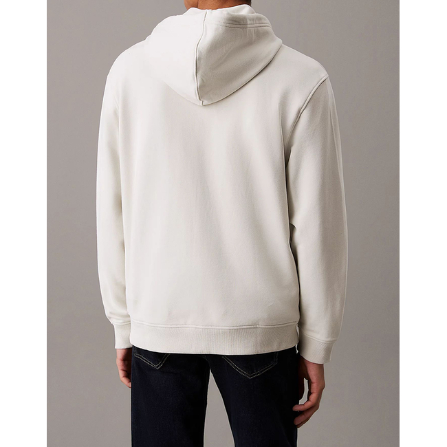 Product CALVIN KLEIN JEANS WOVEN LABEL ZIP THROUGH HOODIE base image