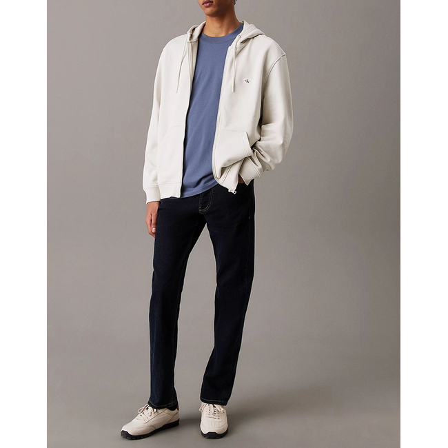 Product CALVIN KLEIN JEANS WOVEN LABEL ZIP THROUGH HOODIE base image
