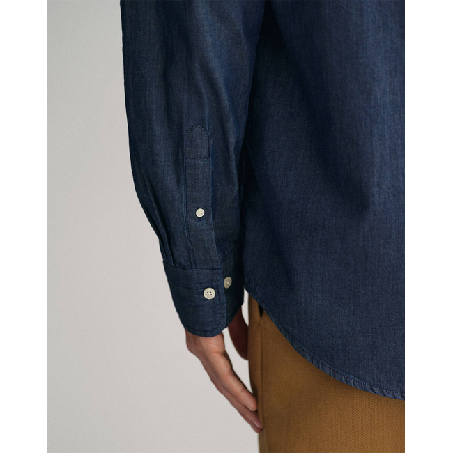 Product GANT SHIRT LS REG INDIGO BD base image