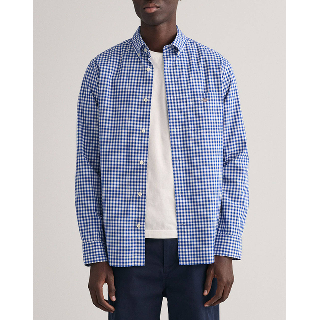 Product GANT REG POPLIN GINGHAM SHIRT LS base image