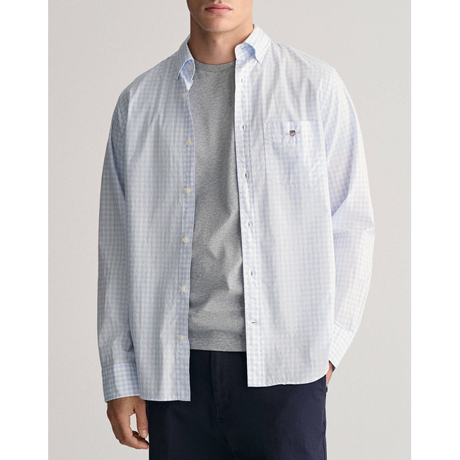 Product GANT REG POPLIN GINGHAM SHIRT LS base image