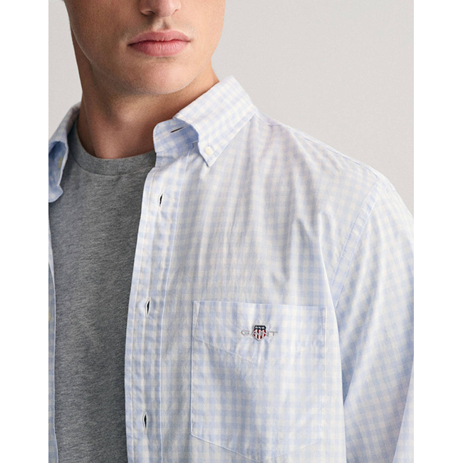 Product GANT REG POPLIN GINGHAM SHIRT LS base image