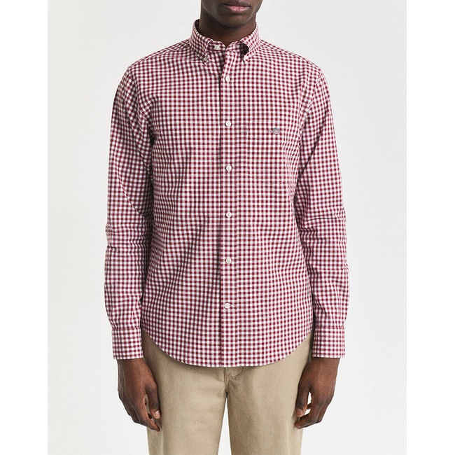 Product GANT REG POPLIN GINGHAM SHIRT LS base image