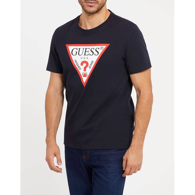 Product GUESS CN SS ORIGINAL LOGO TEE SHIRT MEN base image