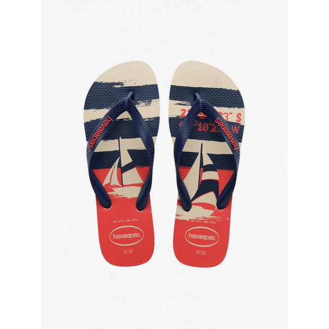 Product HAVAIANAS TOP NAUTICAL FLIP FLOPS base image