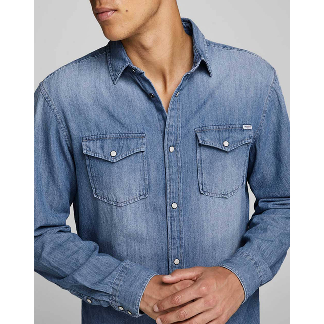 Product JACK&JONES ΠΟΥΚΑΜΙΣΟ JJESHERIDAN SHIRT L/S NOOS base image