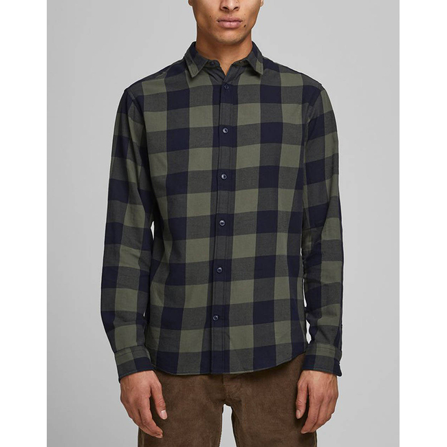 Product JACK&JONES JJEGINGHAM TWILL SHIRT L/S NOOS base image