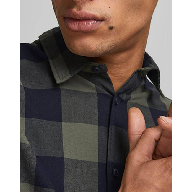 Product JACK&JONES JJEGINGHAM TWILL SHIRT L/S NOOS base image
