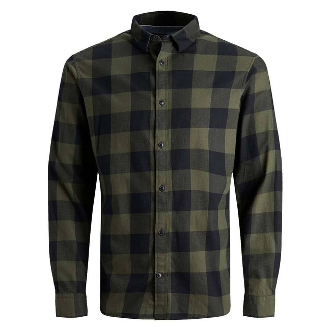 Product JACK&JONES JJEGINGHAM TWILL SHIRT L/S NOOS base image