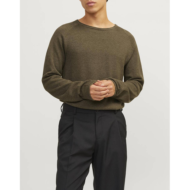 Product JACK&JONES ΠΛΕΚΤΟ JJEHILL KNIT CREW NECK NOOS ΠΛΕΚΤΟ base image