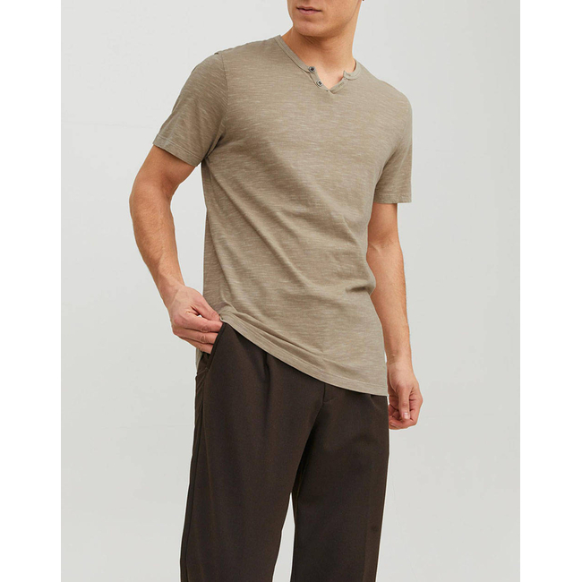 Product JACK&JONES JJESPLIT NECK TEE base image