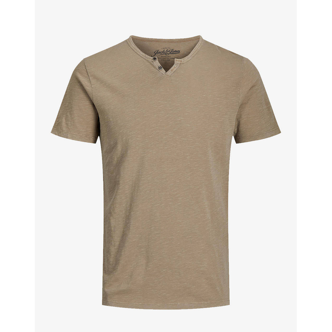 Product JACK&JONES JJESPLIT NECK TEE base image