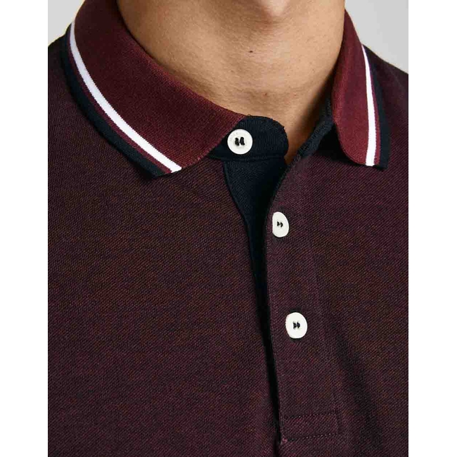 Product JACK&JONES ΜΠΛΟΥΖΑ ΑΝΤΡΙΚΗ JJEPAULOS POLO SS NOOS base image