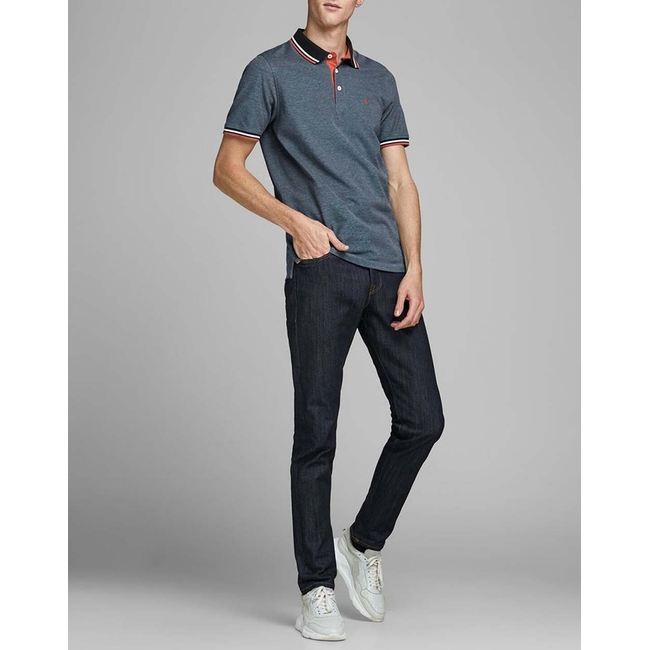 Product JACK&JONES ΜΠΛΟΥΖΑ ΑΝΤΡΙΚΗ JJEPAULOS POLO SS NOOS base image