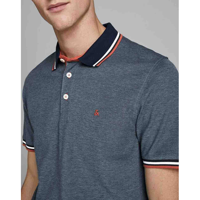 Product JACK&JONES ΜΠΛΟΥΖΑ ΑΝΤΡΙΚΗ JJEPAULOS POLO SS NOOS base image