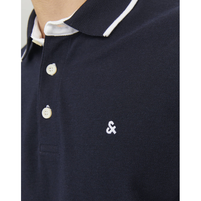 Product JACK&JONES ΜΠΛΟΥΖΑ ΑΝΤΡΙΚΗ JJEPAULOS POLO SS NOOS base image