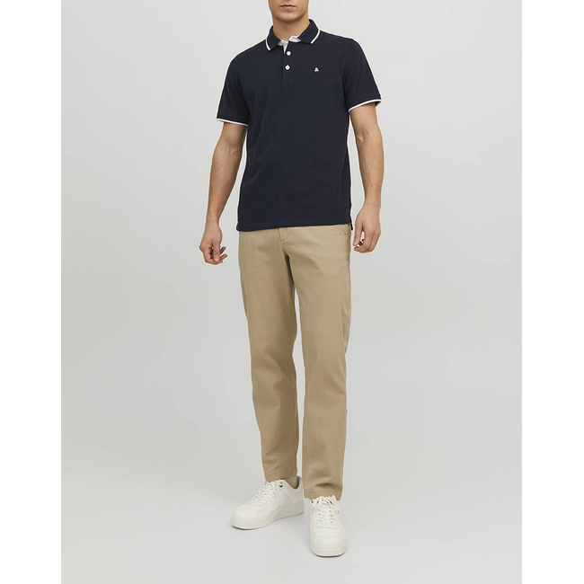 Product JACK&JONES ΜΠΛΟΥΖΑ ΑΝΤΡΙΚΗ JJEPAULOS POLO SS NOOS base image