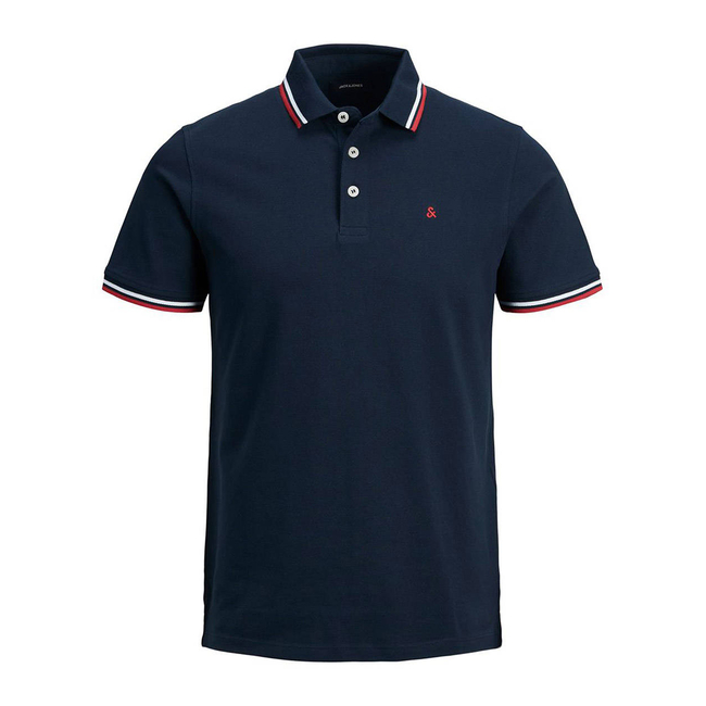 Product JACK&JONES ΜΠΛΟΥΖΑ ΑΝΤΡΙΚΗ JJEPAULOS POLO SS NOOS base image