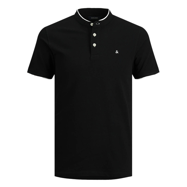 Product JACK&JONES JJEPAULOS MAO POLO SS NOOS base image