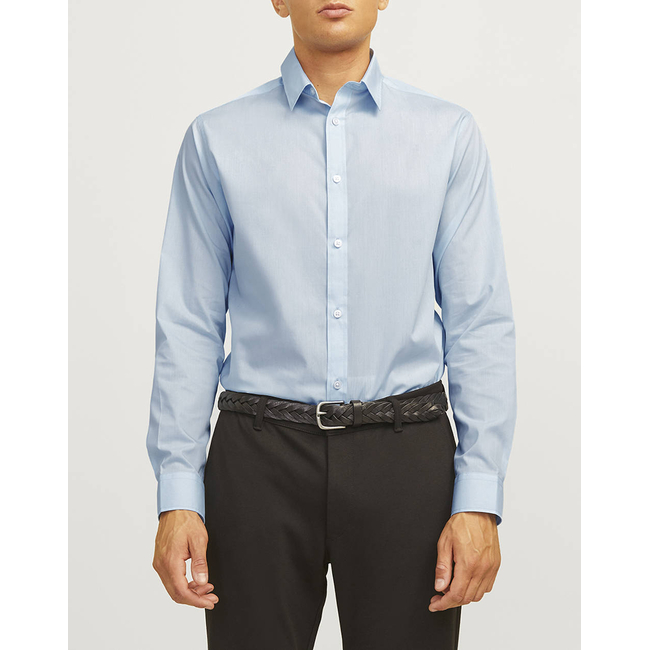 Product JJ REBELL JREBGAVIN SOLID SHIRT LS NOOS base image