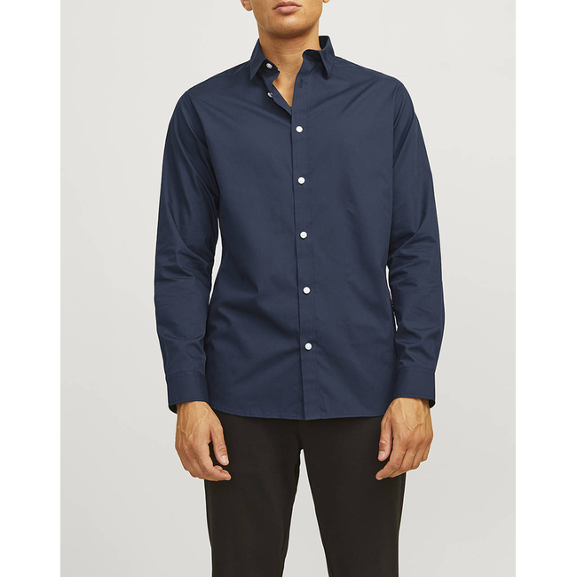 Product JJ REBELL JREBGAVIN SOLID SHIRT LS NOOS base image