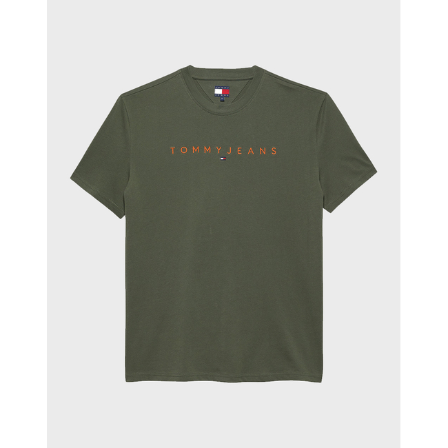 Product TOMMY JEANS TJM REG LINEAR LOGO TEE EXT base image