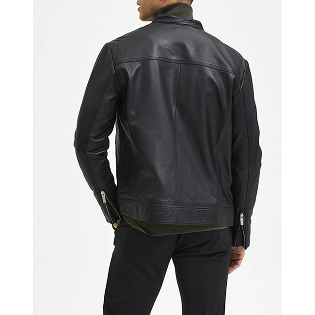 Product SELECTED SLHARCHIVE CLASSIC LEATHER JKT NOOS base image