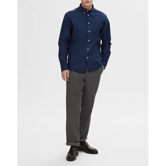 Product SELECTED SLHREGRICK-OX SHIRT LS NOOS base image
