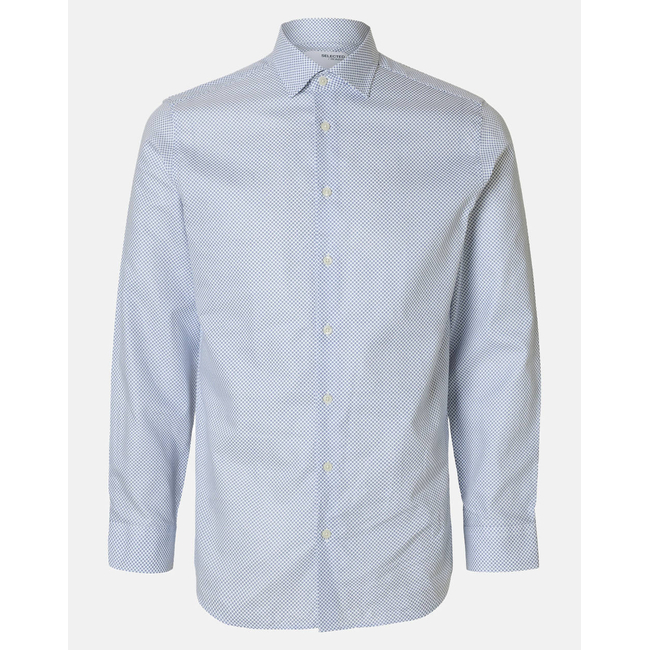 Product SELECTED SLHSLIM-ETHAN SHIRT LS AOP SPREAD NOOS base image