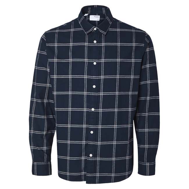 Product SELECTED  SLHSLIMOWEN-BRUSHED SHIRT LS NOOS base image