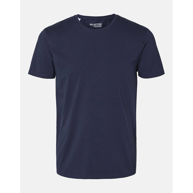 Product SELECTED SLHNEWPIMA SS O-NECK TEE NOOS base image