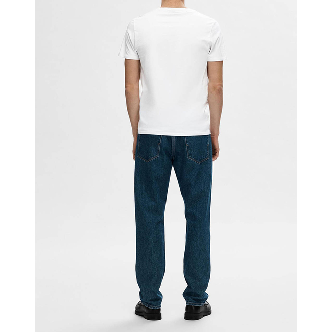 Product SELECTED SLHNEWPIMA SS O-NECK TEE NOOS base image
