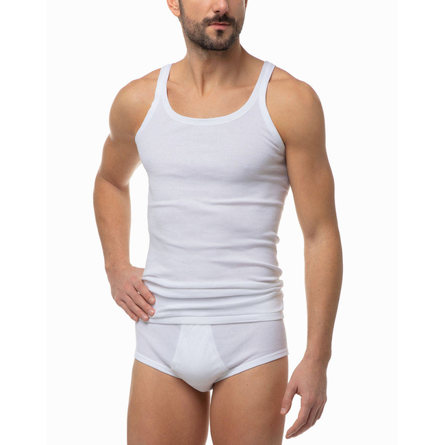 Product MINERVA SLEEVELESS UNDERSHIRT MEN 83  2PCS base image
