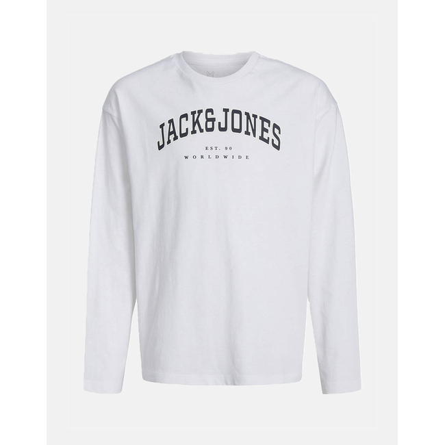Product JACK&JONES JJECALEB VARSITY TEE LS O-NECK SN JNR base image