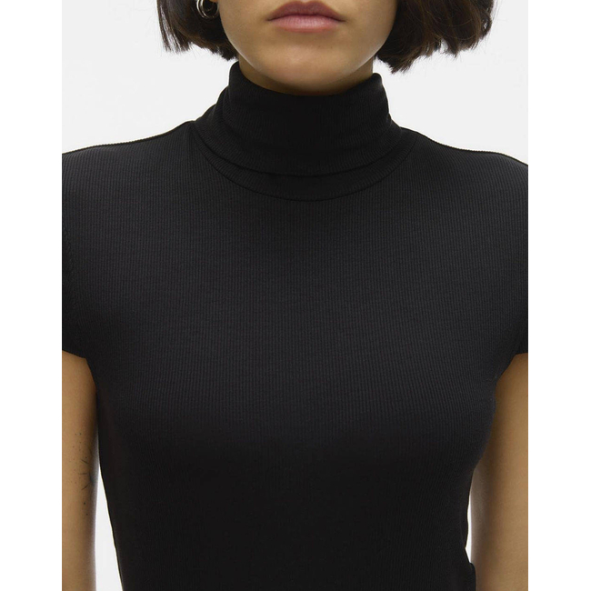 Product AWARE BY VERO MODA VMIRWINA CAP SLEEVE ROLL NECK TOP VMA base image