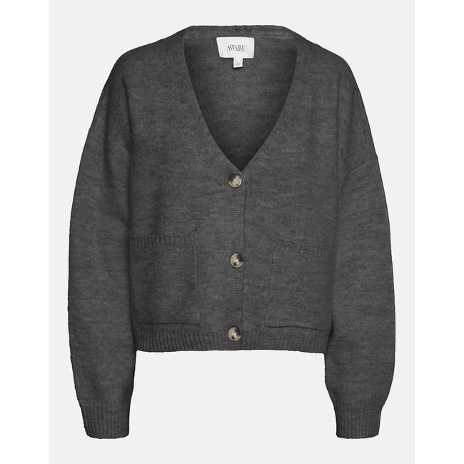 Product AWARE BY VERO MODA VMGEMMA LS V-NECK KNITT CARDIGAN VMA NOOS base image