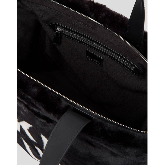 Product KARL LAGERFELD JEANS FUR LOGO TOTE (Διαστάσεις: 20 x 12 x 7 εκ.) base image