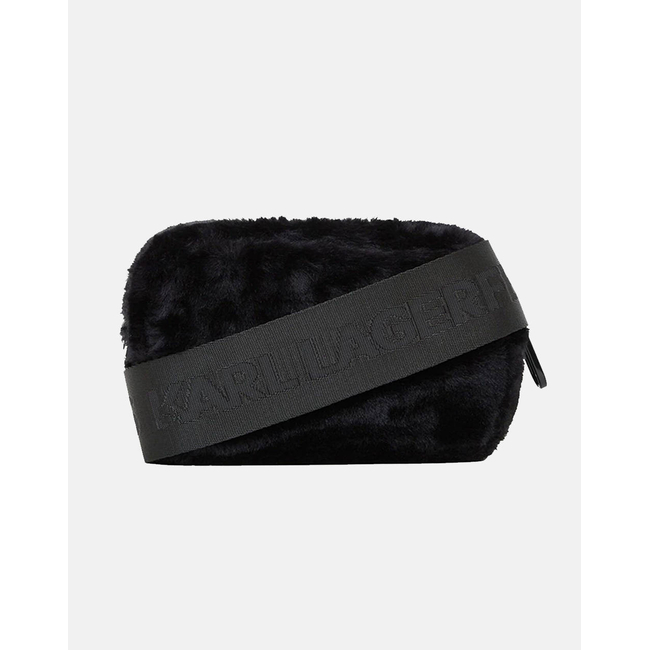 Product KARL LAGERFELD FUR LOGO CAMERA BAG (Dimensions: 49 x 35 x 23 cm.) base image