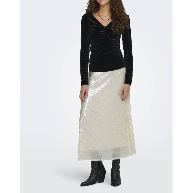 Product ONLY ONLCARIN SEQUINS A-SHAPE SKIRT WVN base image