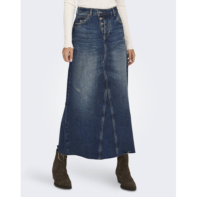 Product ONLY ONLHOWARD HW RED DNM SKIRT DOT base image
