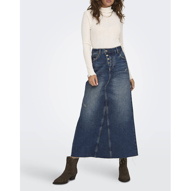 Product ONLY ONLHOWARD HW RED DNM SKIRT DOT base image
